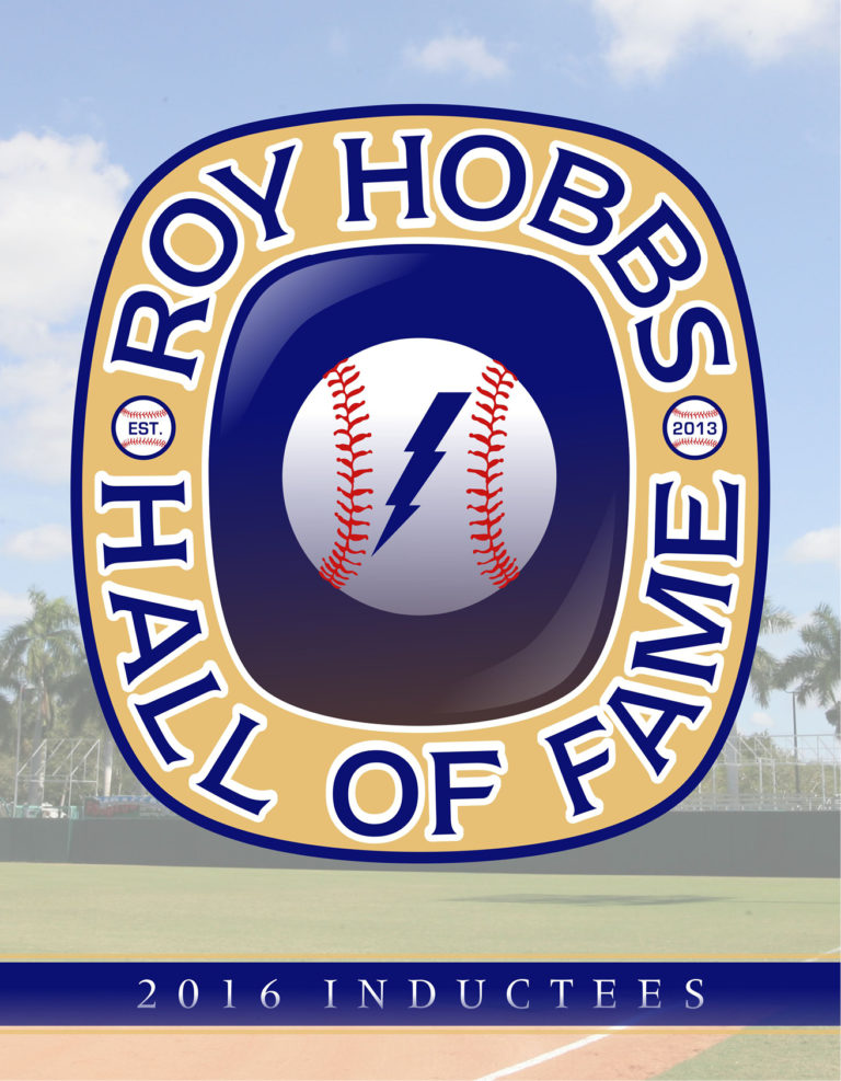 Roy Hobbs Hall of Fame 2016 Program Cover