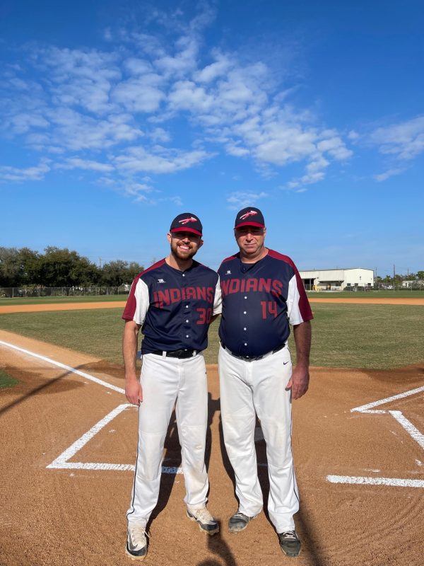 Rich Gilmore (right) and son Jacob