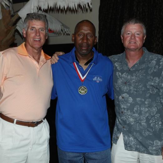 Hall of Famers Billy Devine and Dave Cooper welcome teammate Willie Boyd to HoF;