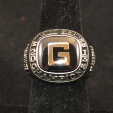 H200 Dome with encrusted G on black onyx stone